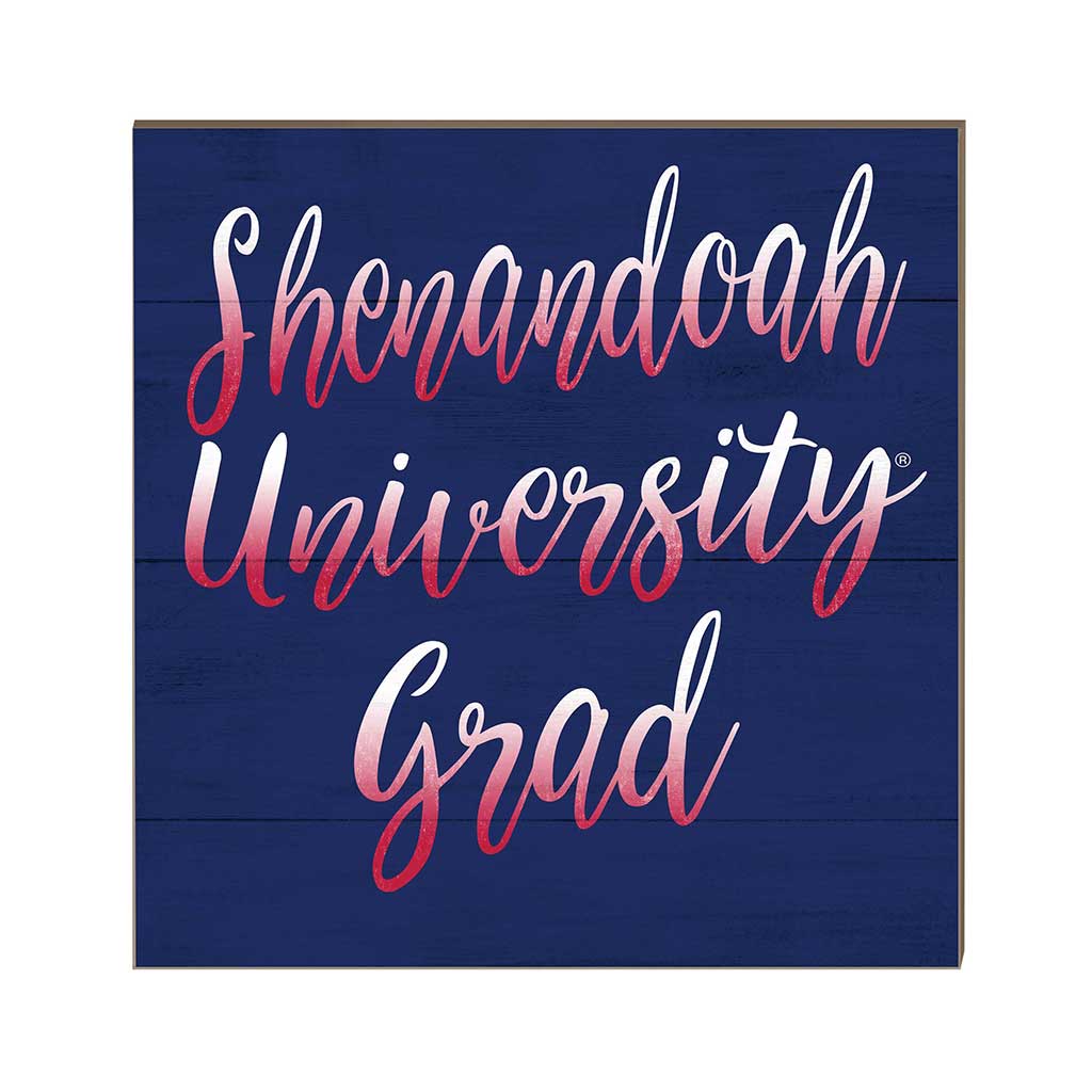 10x10 Team Grad Sign Shenandoah University Hornets