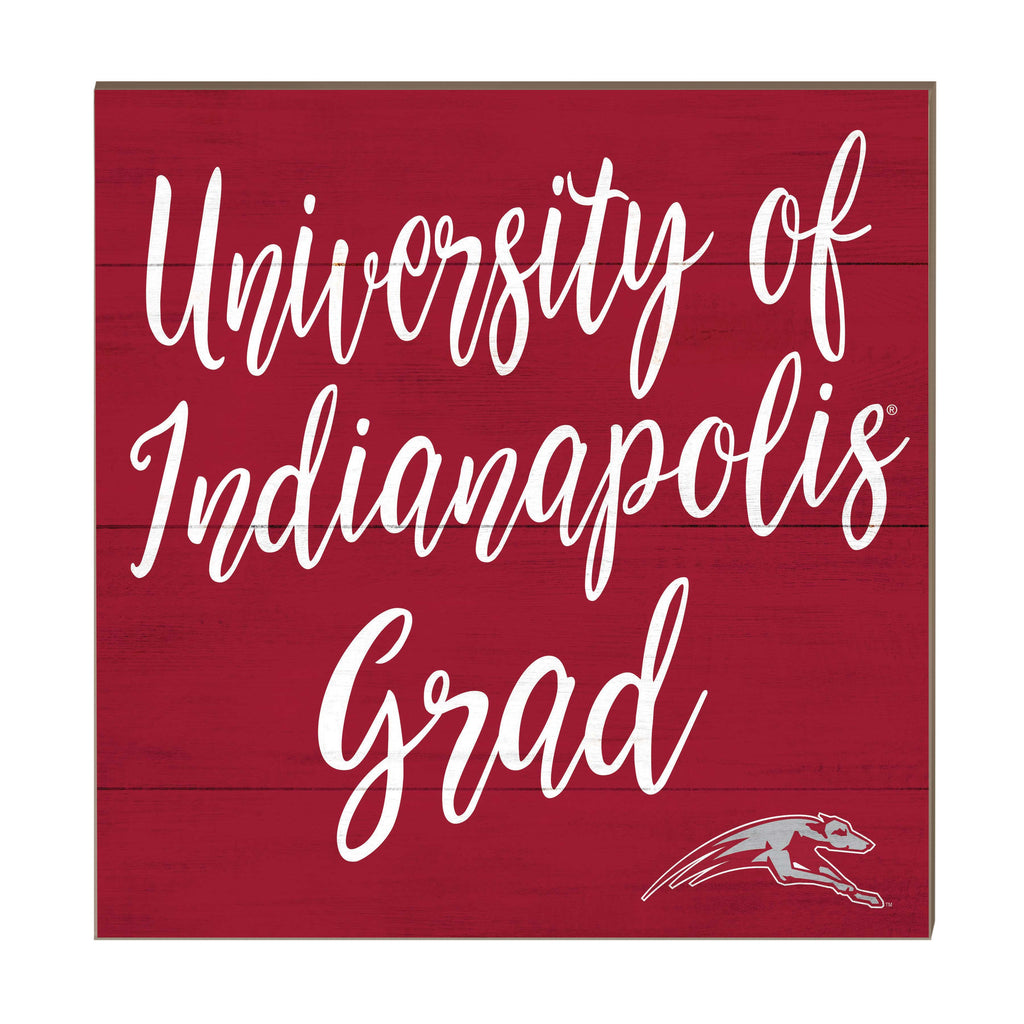 10x10 Team Grad Sign University of Indianapolis Greyhounds