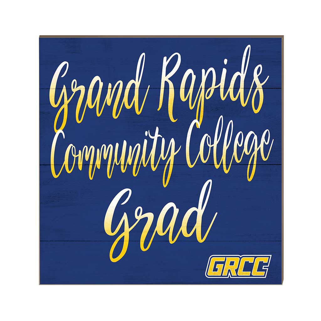 10x10 Team Grad Sign Grand Rapids Community College Raiders