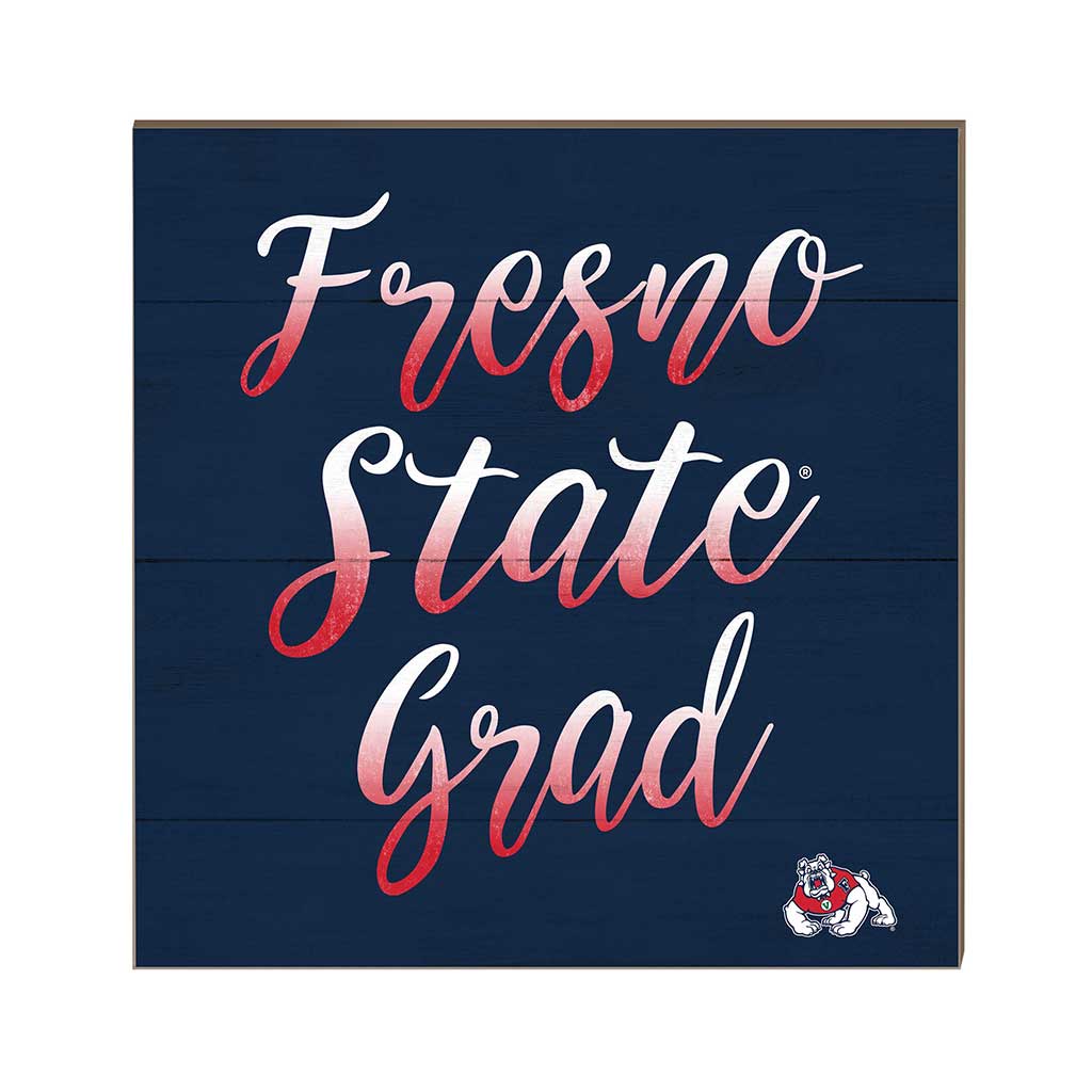 10x10 Team Grad Sign Fresno State Bulldogs