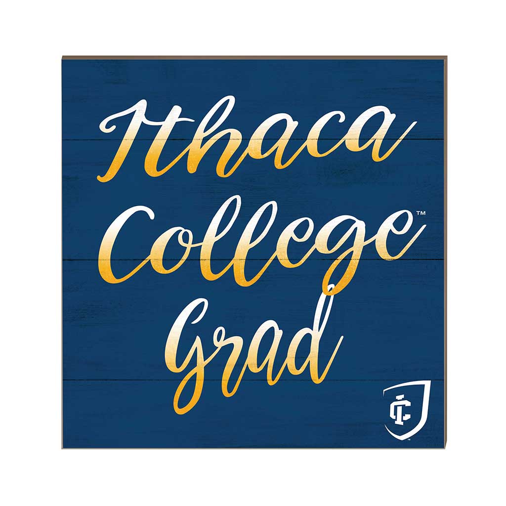 10x10 Team Grad Sign Ithaca College Bombers