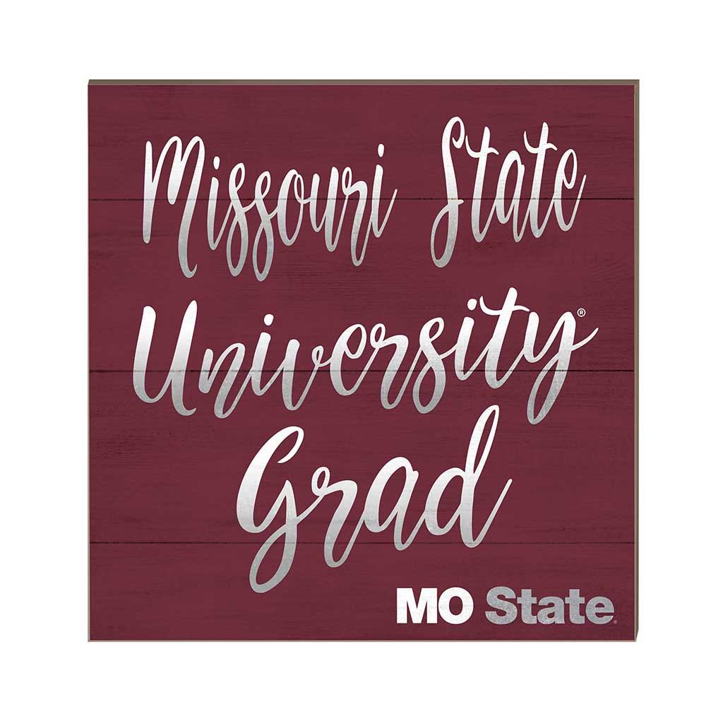10x10 Team Grad Sign Missouri State Bears