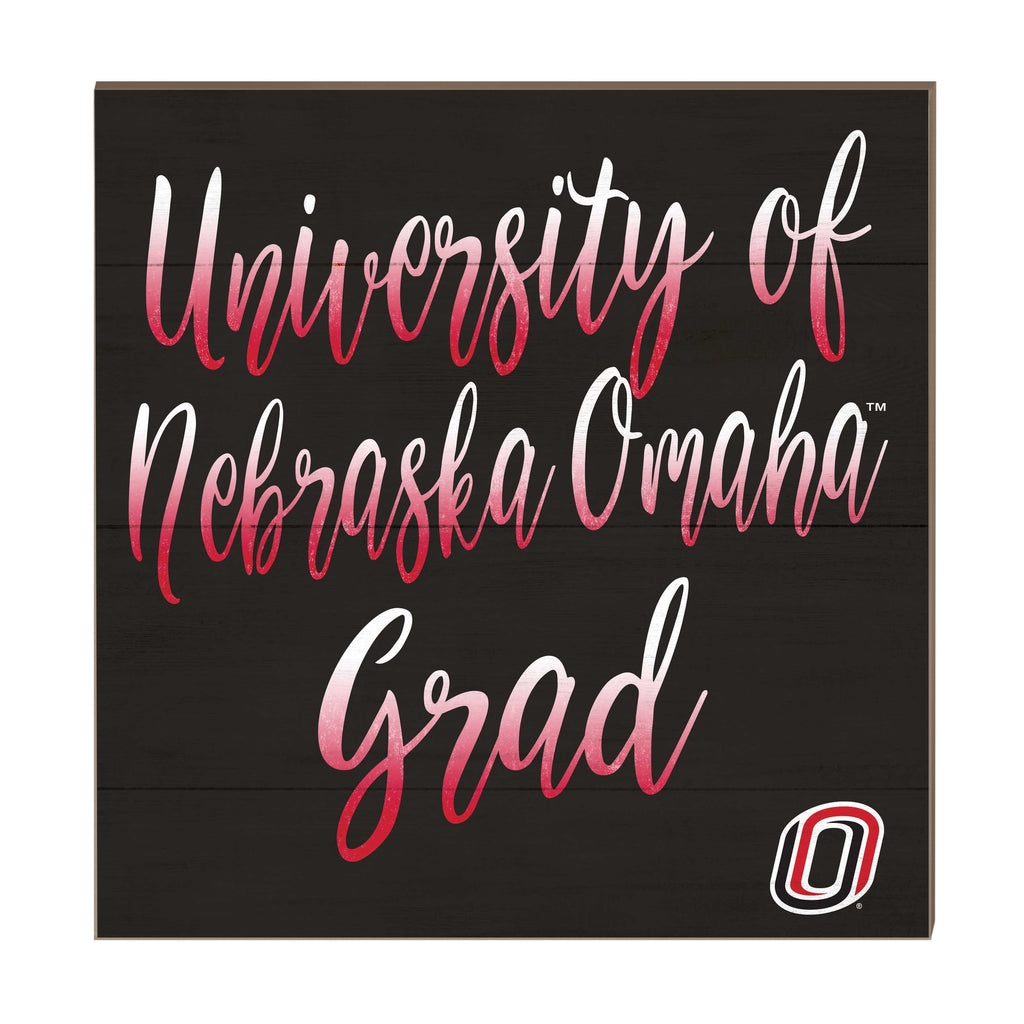 10x10 Team Grad Sign Nebraska at Omaha Mavericks