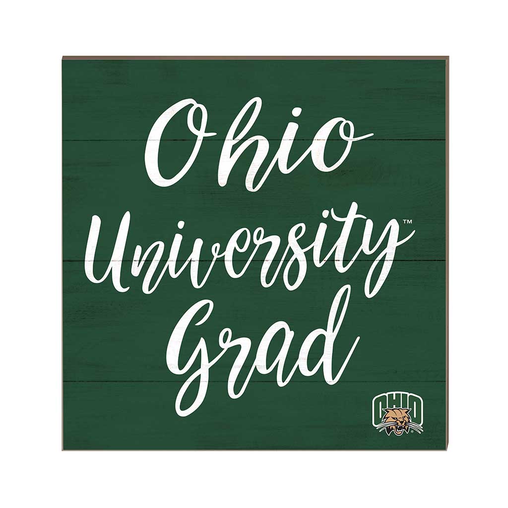 10x10 Team Grad Sign Ohio Univ Bobcats