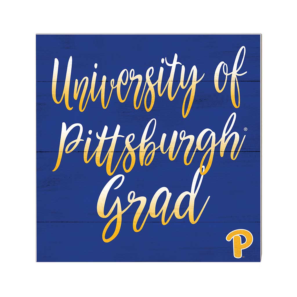 10x10 Team Grad Sign Pittsburgh Panthers