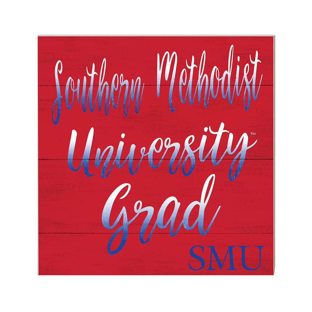 10x10 Team Grad Sign Southern Methodist Mustangs