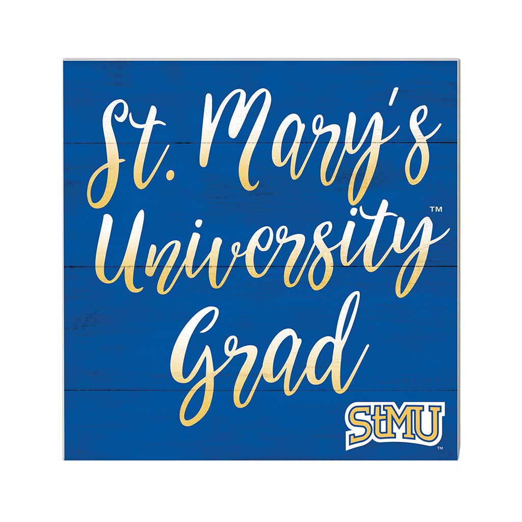 10x10 Team Grad Sign St Mary's (San Antonio) Rattlers