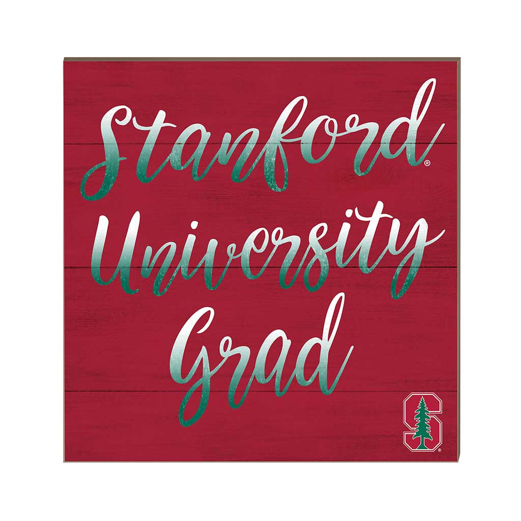 10x10 Team Grad Sign Stanford Cardinal color