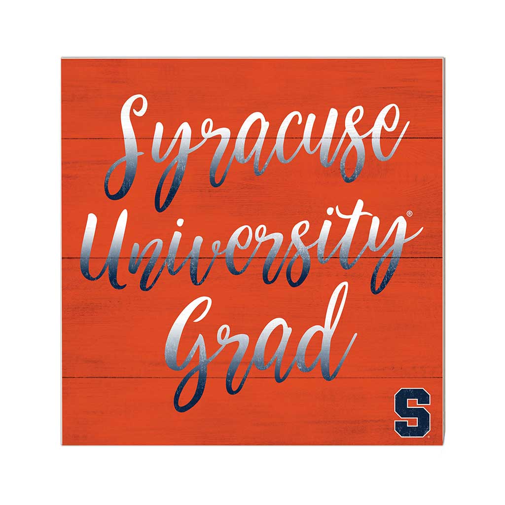 10x10 Team Grad Sign Syracuse Orange