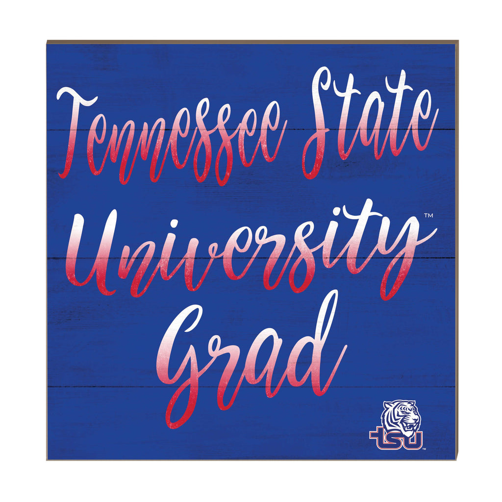 10x10 Team Grad Sign Tennessee State Tigers
