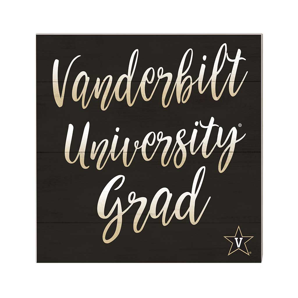 10x10 Team Grad Sign Vanderbilt Commodores