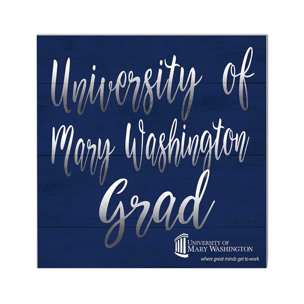 10x10 Team Grad Sign University of Mary Washington Eagles