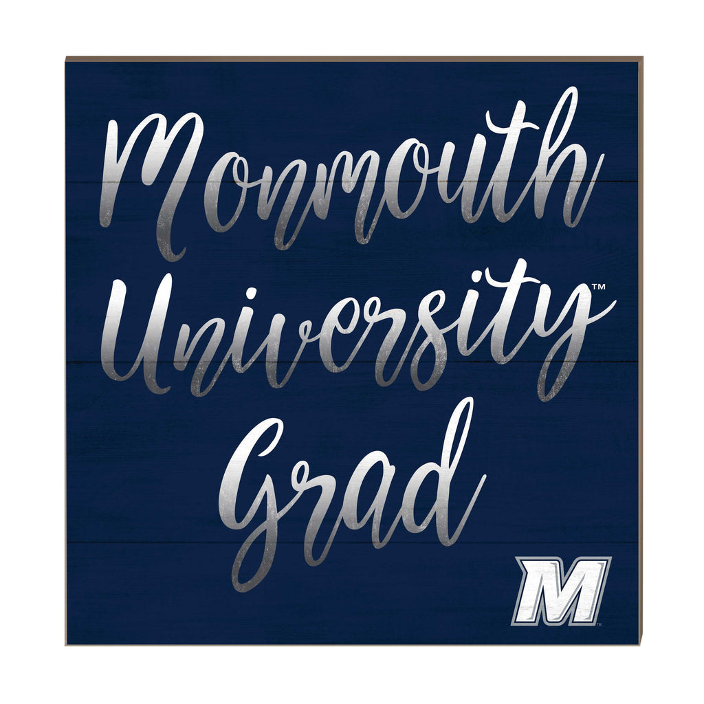 10x10 Team Grad Sign Monmouth Hawks