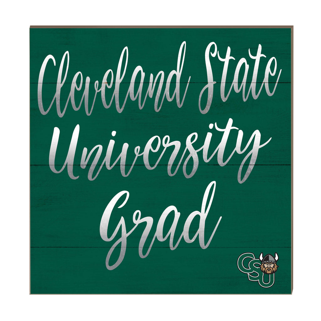 10x10 Team Grad Sign Cleveland State Vikings