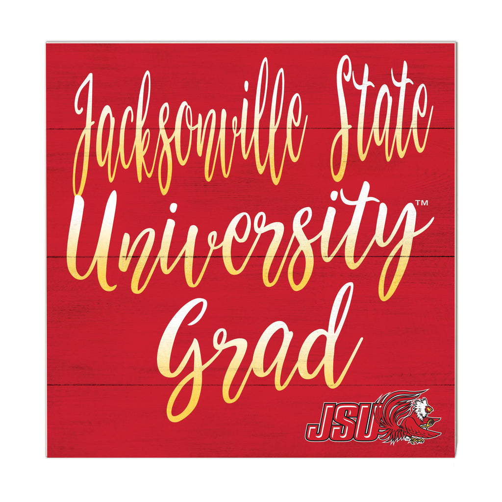 10x10 Team Grad Sign Jacksonville State Gamecocks