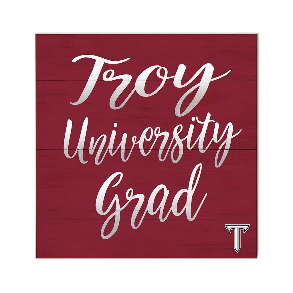 10x10 Team Grad Sign Troy Trojans