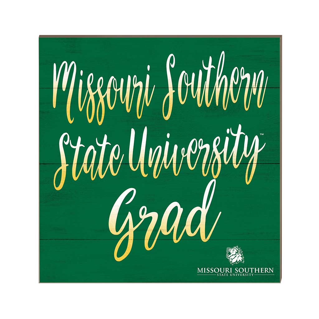 10x10 Team Grad Sign Missouri Southern State University Lions