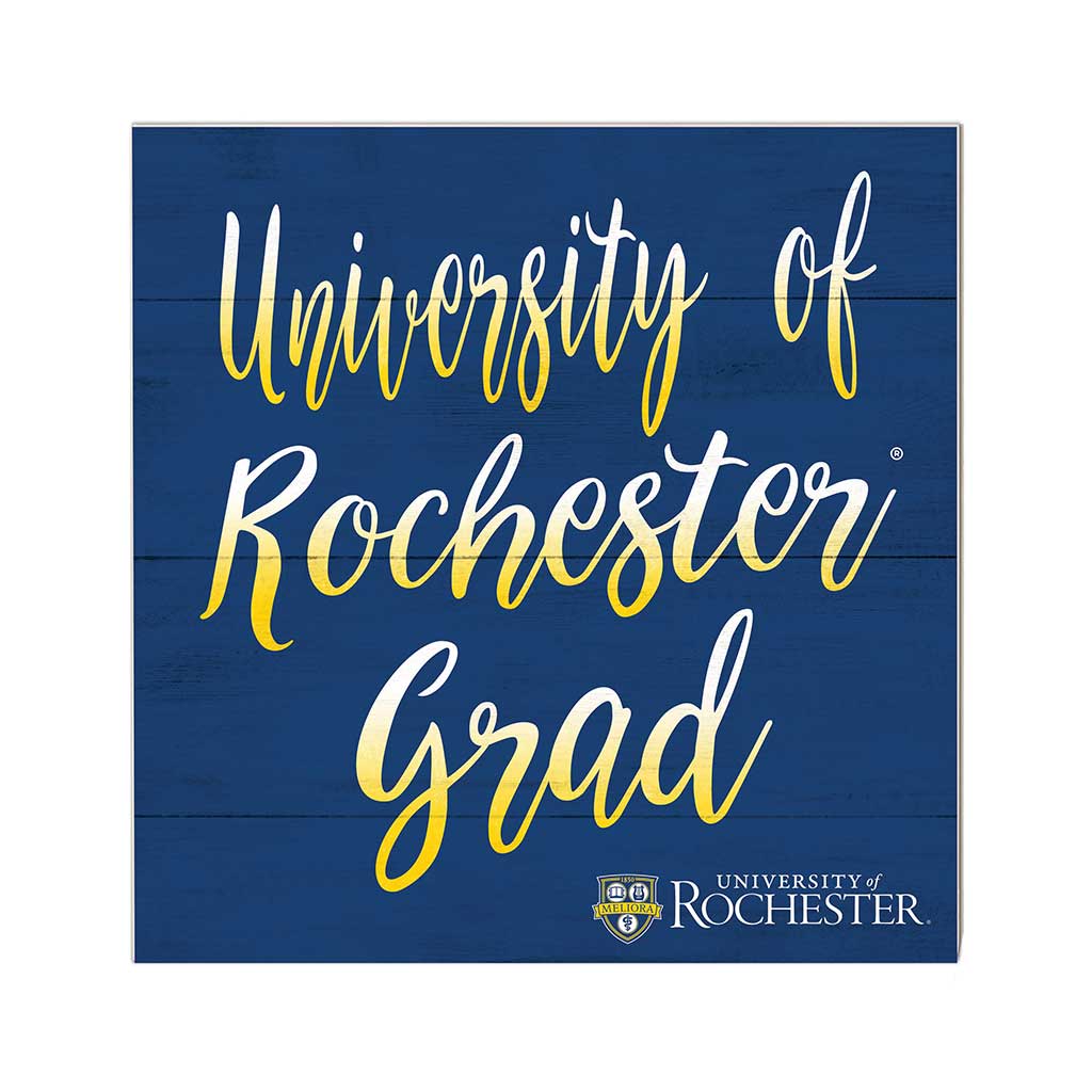 10x10 Team Grad Sign University of Rochester Yellowjacket