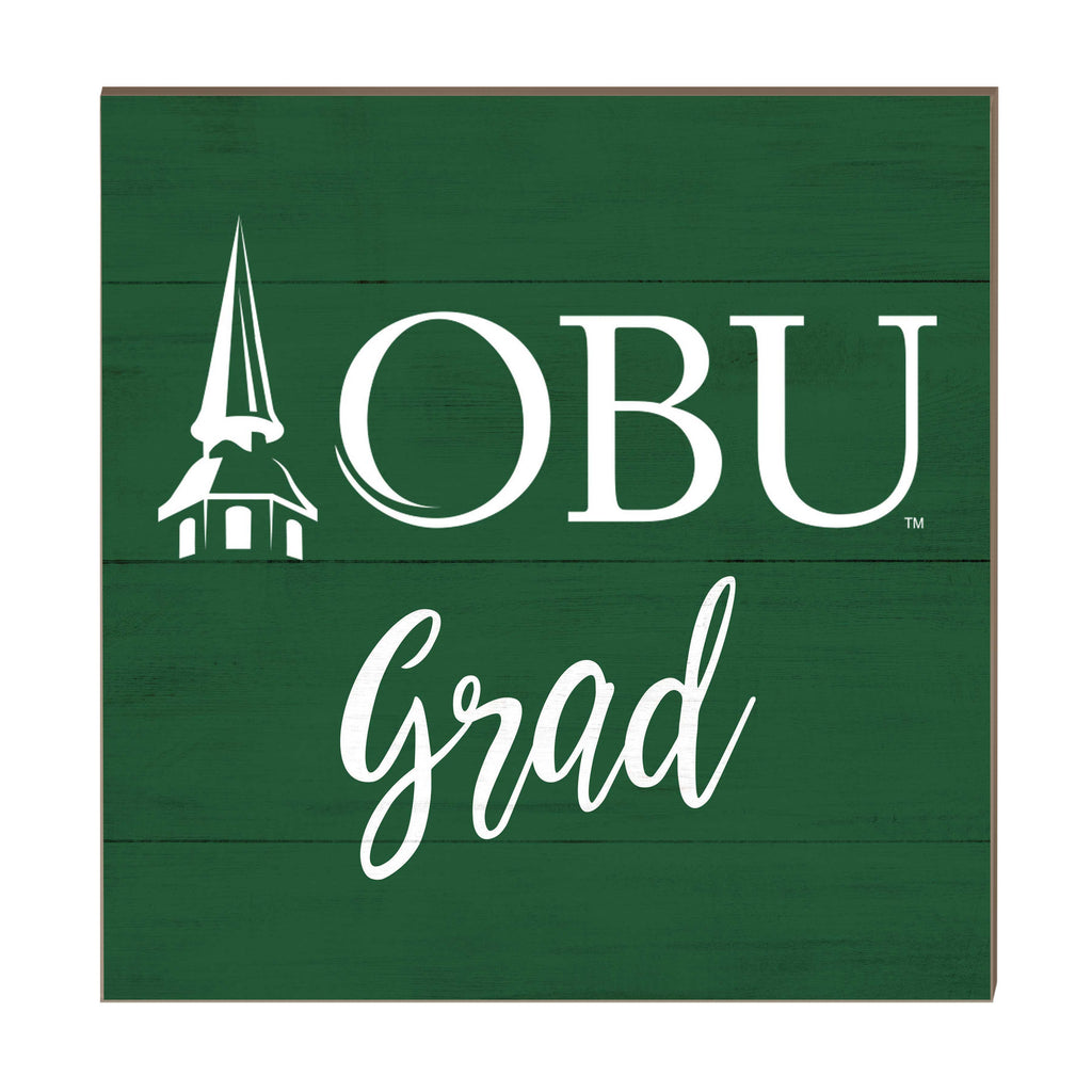 10x10 Team Grad Sign Oklahoma Baptist University Bison