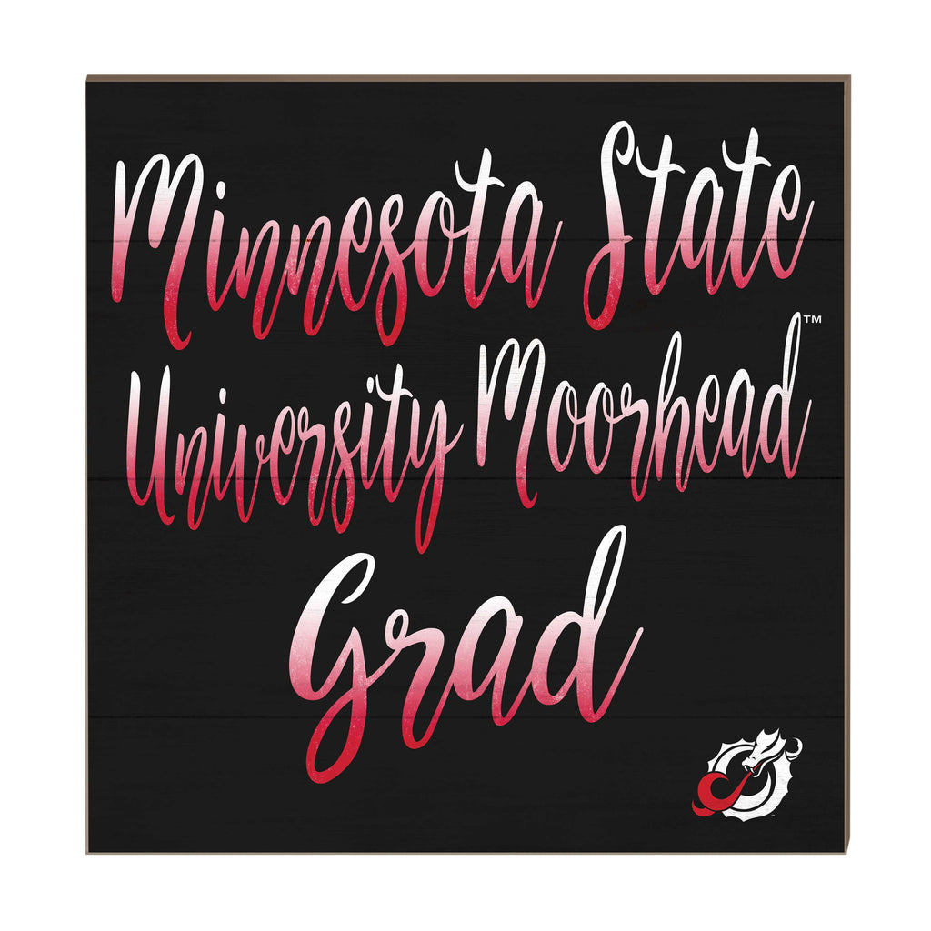 10x10 Team Grad Sign Minnesota State - Moorhead DRAGONS
