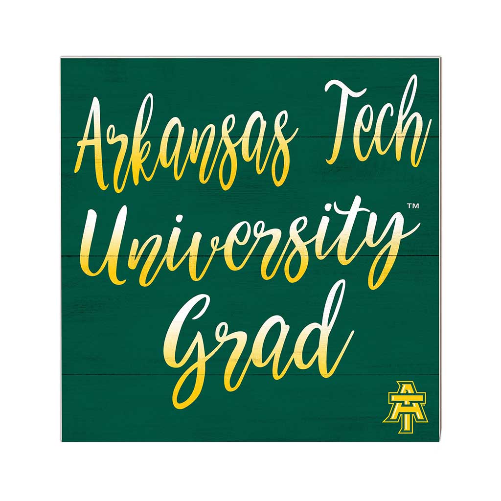 10x10 Team Grad Sign Arkansas Tech WONDER BOYS/GOLDEN SUNS