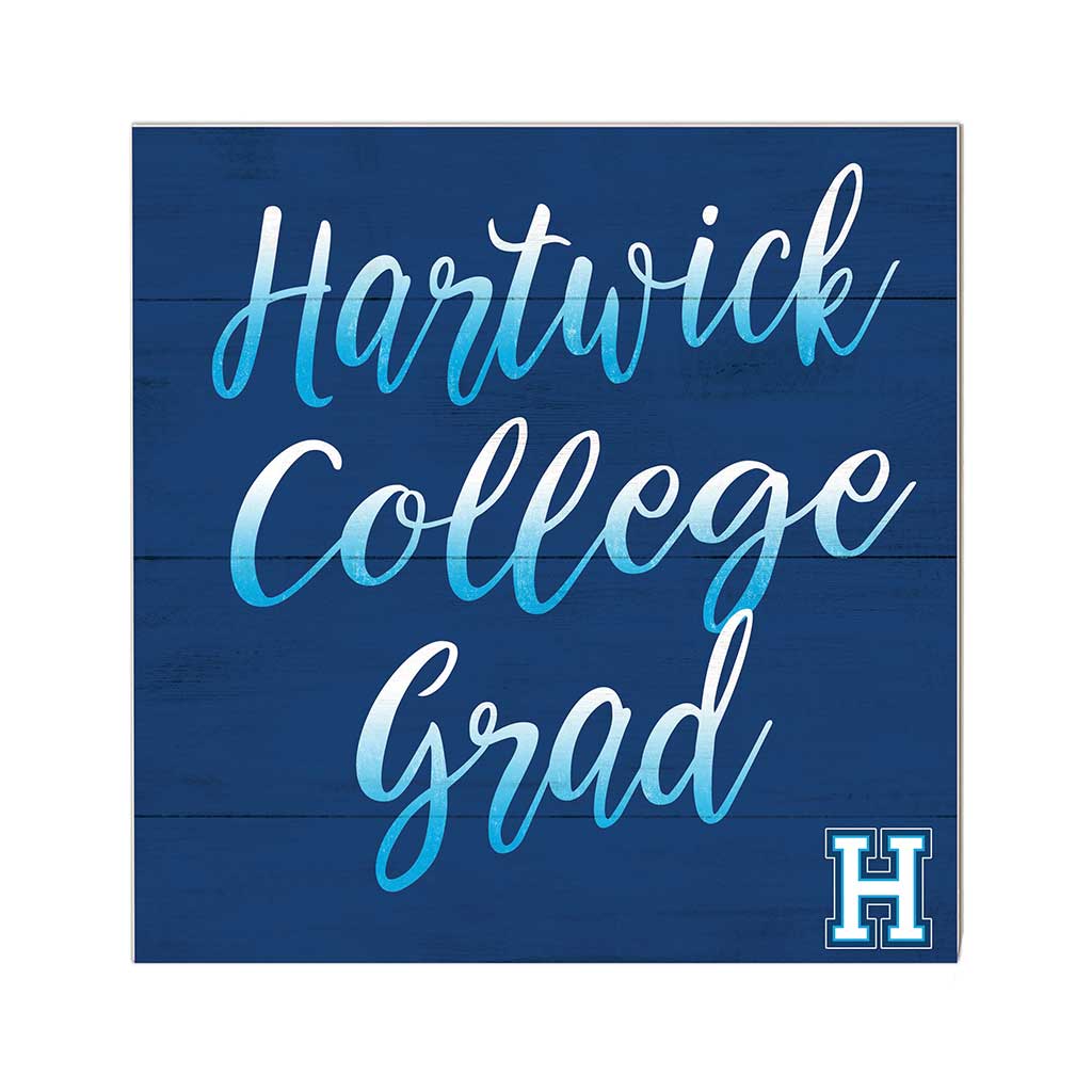 10x10 Team Grad Sign Hartwick College HAWKS