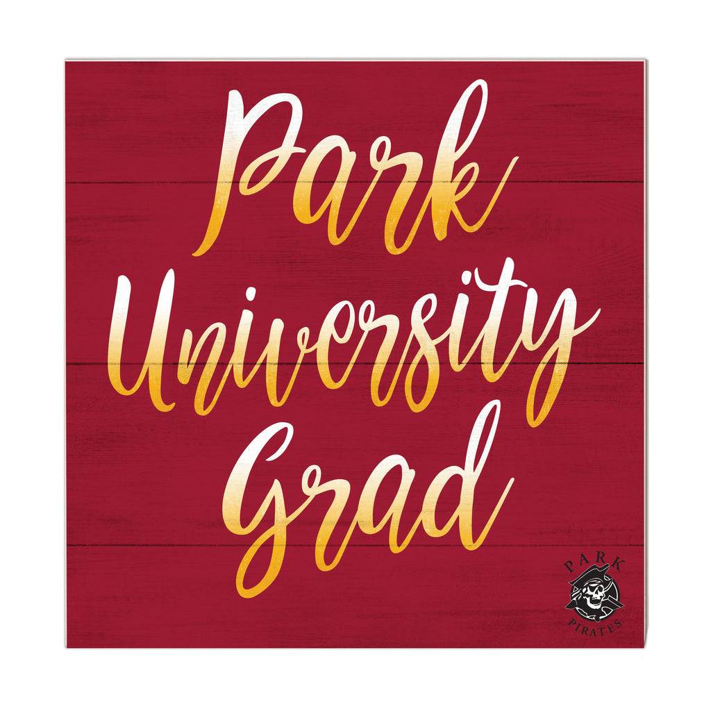 10x10 Team Grad Sign Park University Pirates