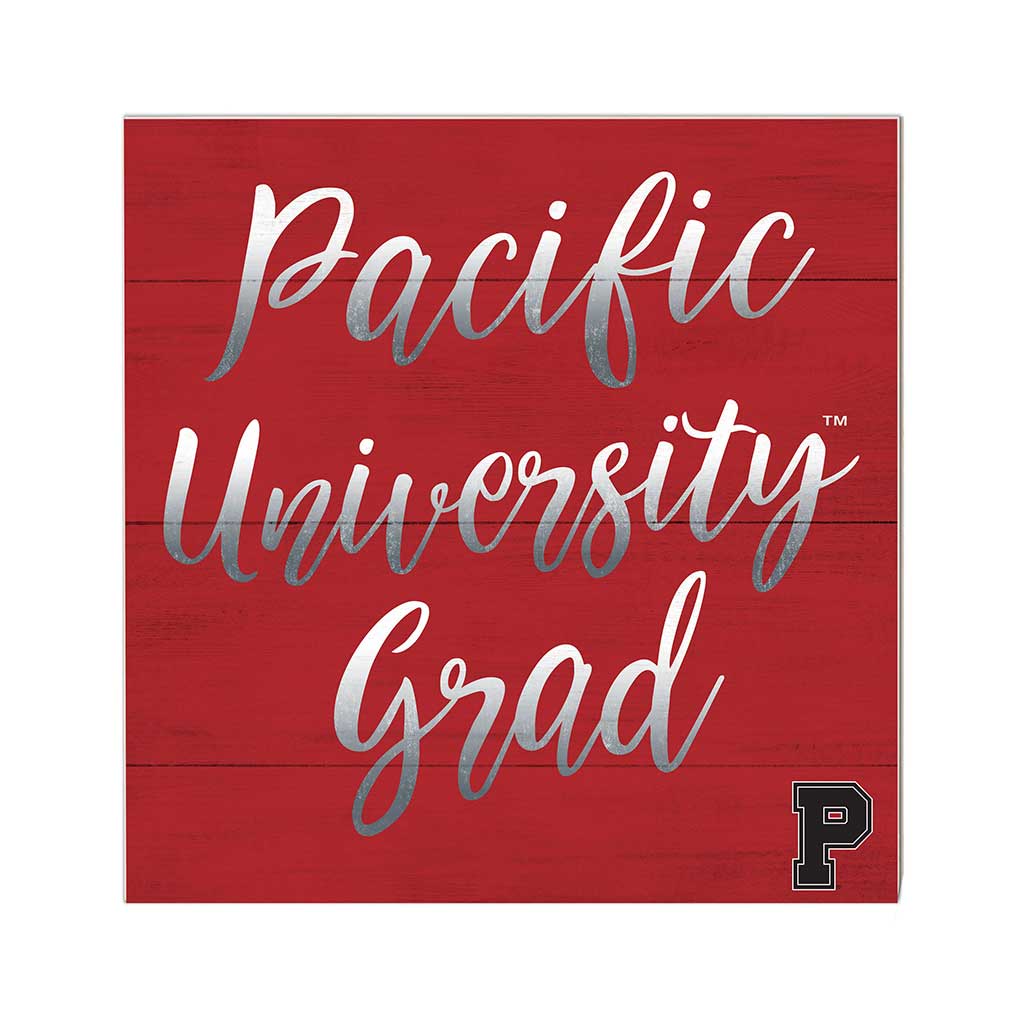10x10 Team Grad Sign Pacific University Boxers