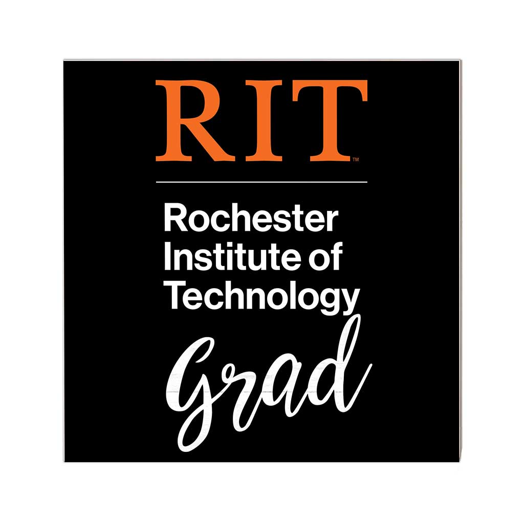 10x10 Team Grad Sign Rochester Institute of Technology Tigers