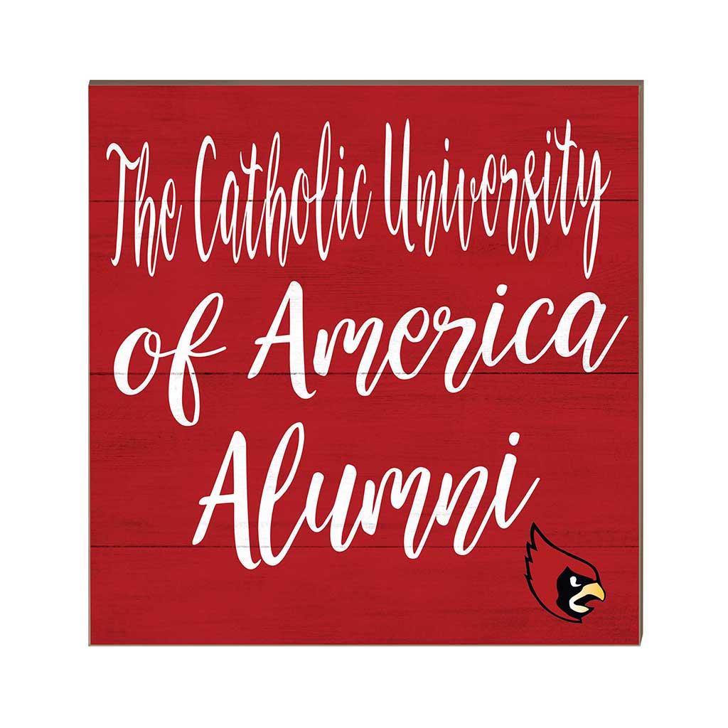 10x10 Team Alumni Sign The Catholic University of America Cardinals