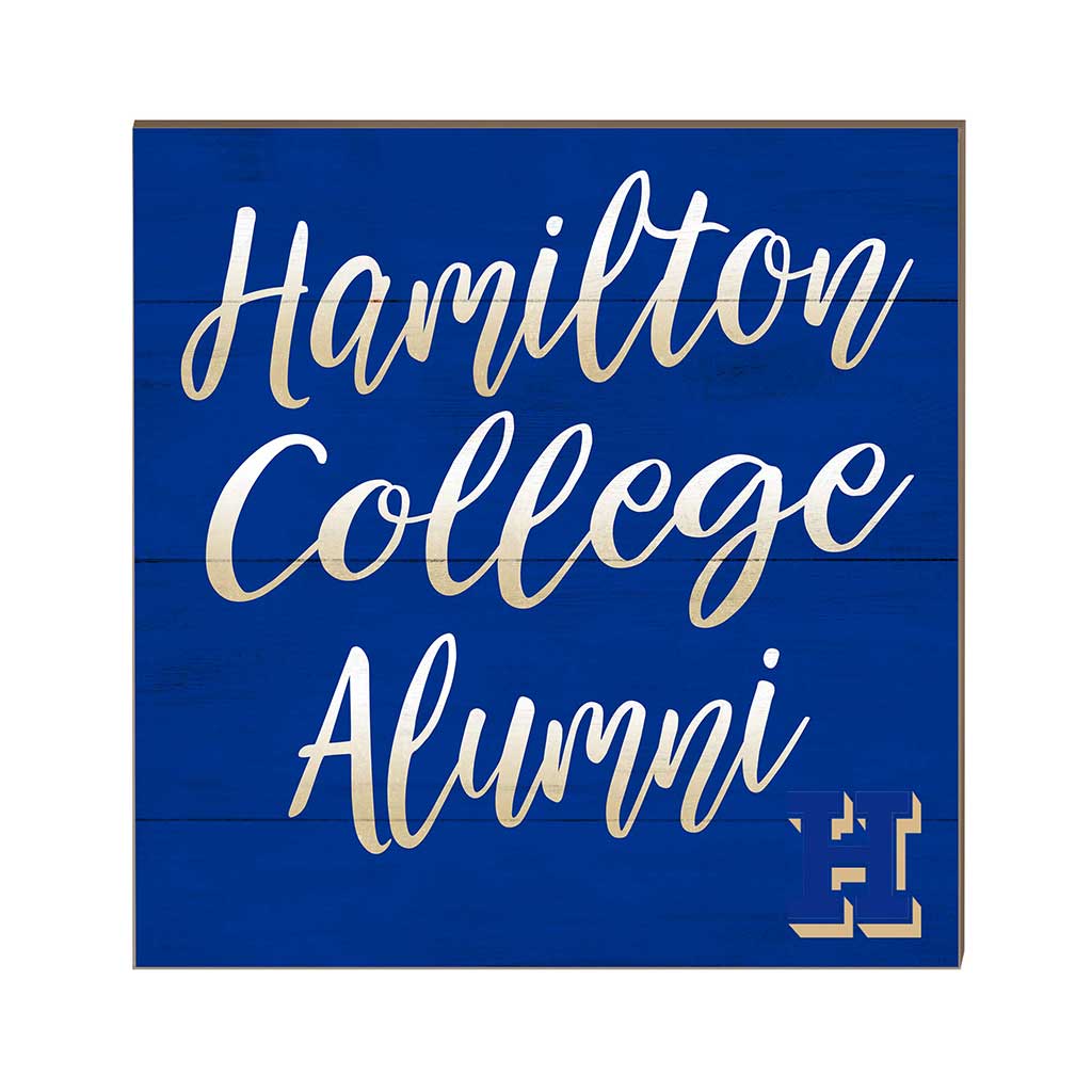 10x10 Team Alumni Sign Hamilton College Continentals