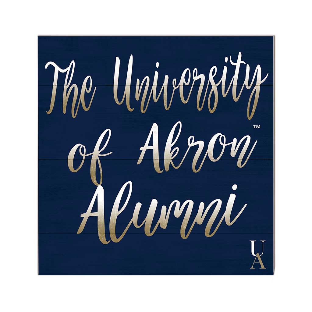 10x10 Team Alumni Sign Akron Zips