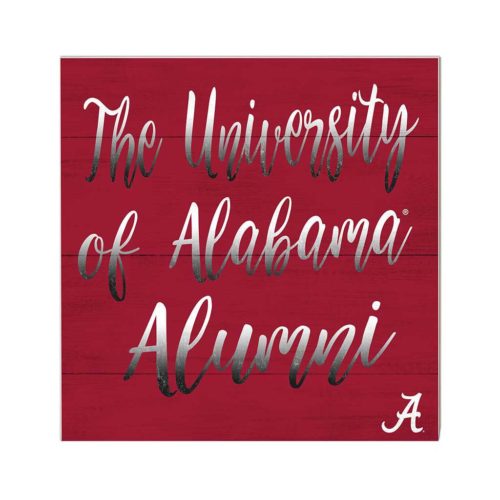 10x10 Team Alumni Sign Alabama Crimson Tide