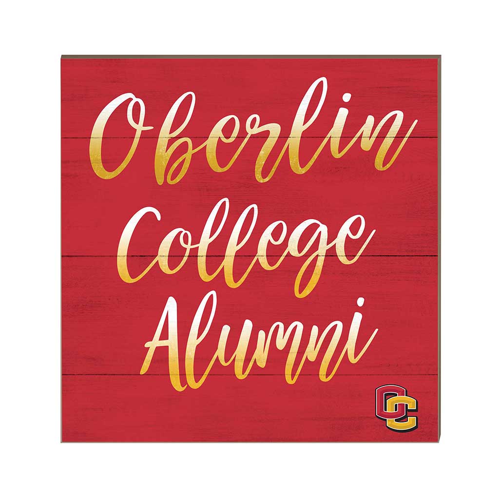 10x10 Team Alumni Sign Oberlin College Yeomen