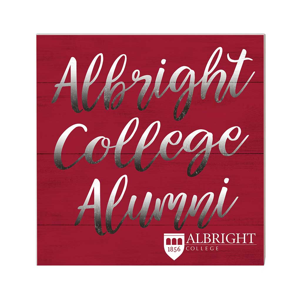 10x10 Team Alumni Sign Albright College Lions