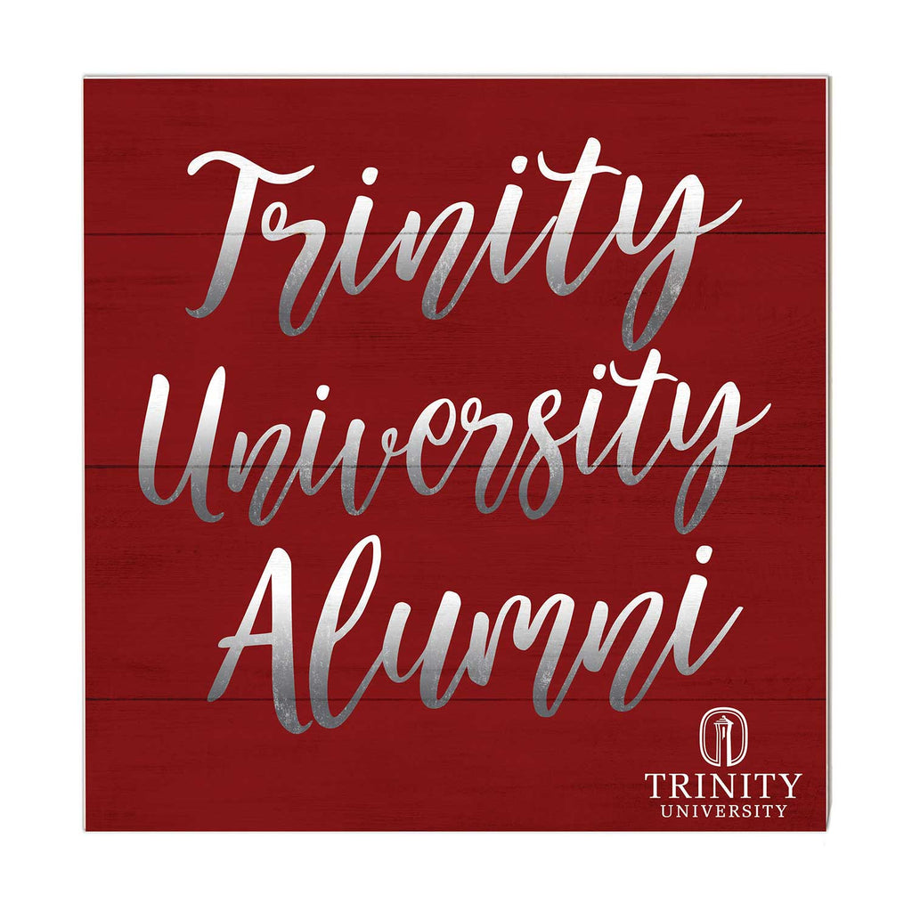 10x10 Team Alumni Sign Trinity University Tigers