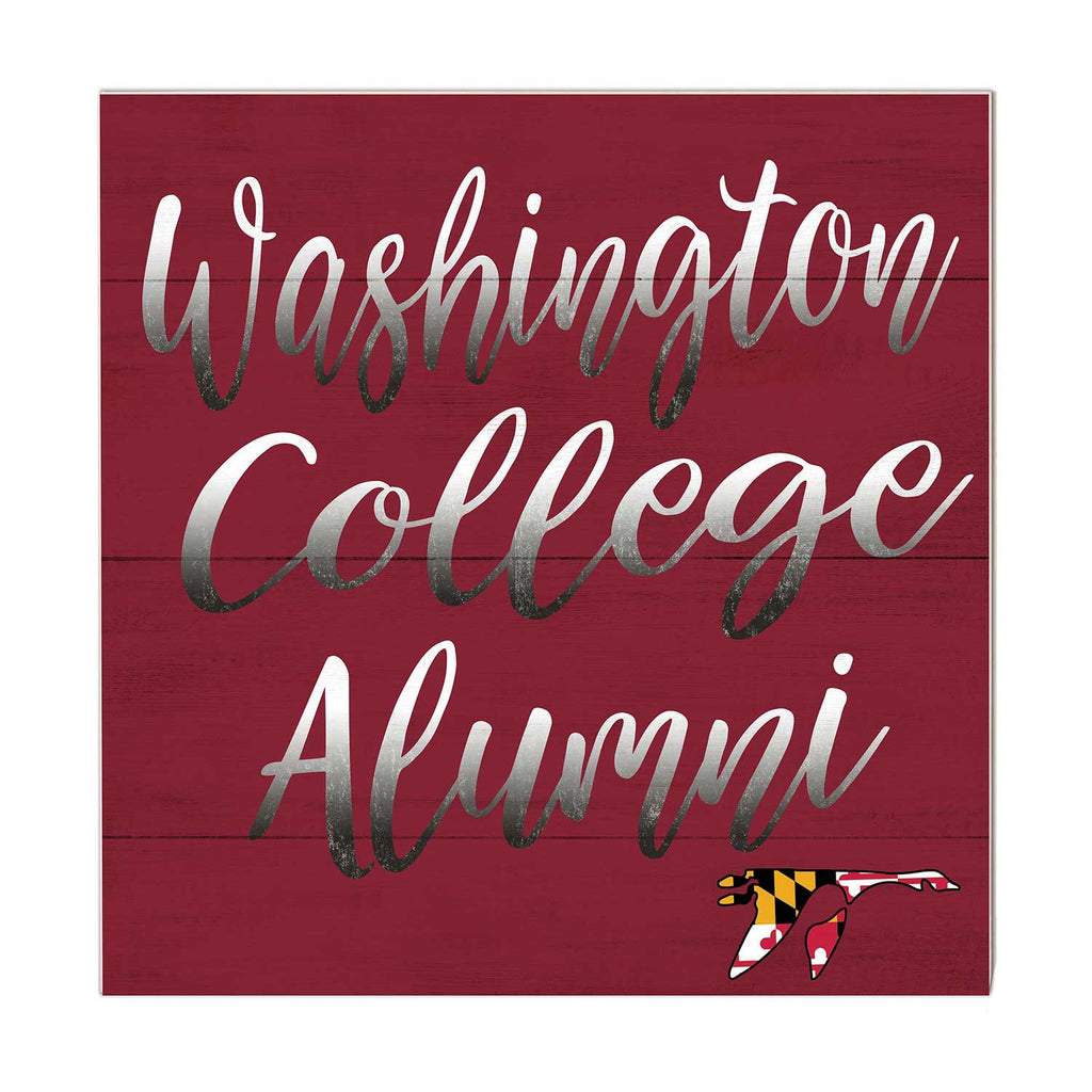 10x10 Team Alumni Sign Washington College Shoremen/Shorewomen