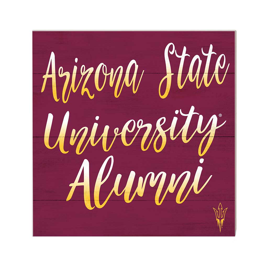 10x10 Team Alumni Sign Arizona State Sun Devils