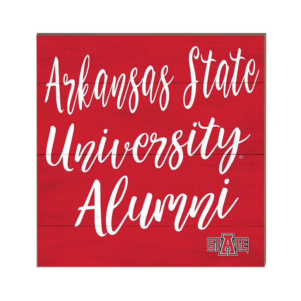 10x10 Team Alumni Sign Arkansas State Red Wolves