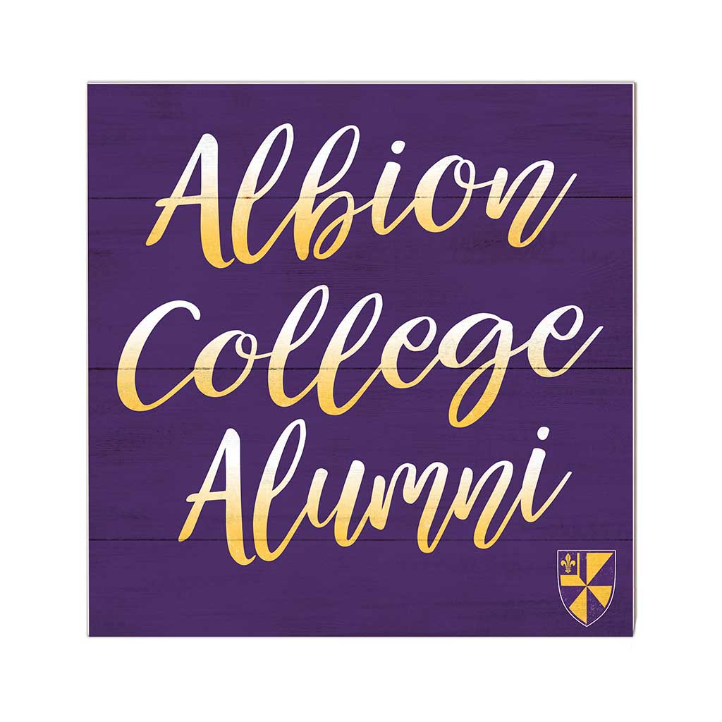 10x10 Team Alumni Sign Albion College Britons
