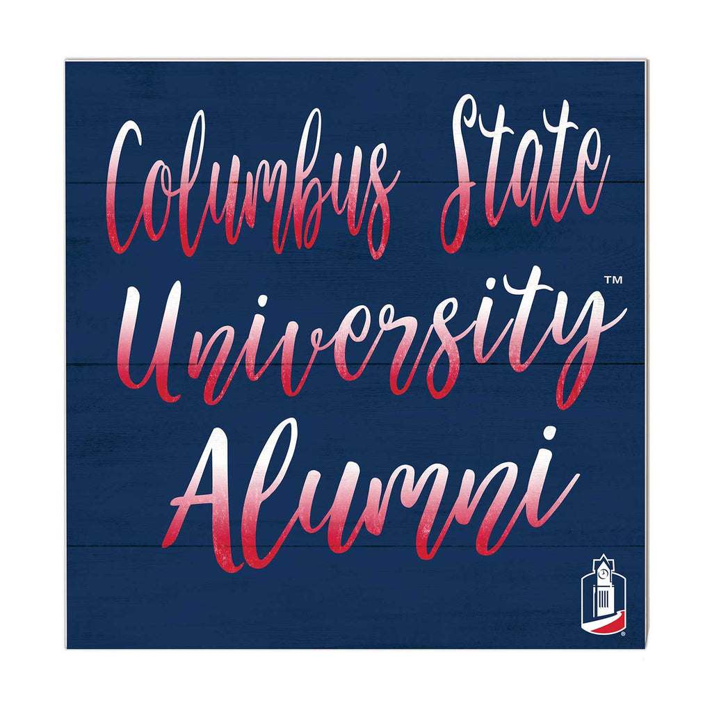 10x10 Team Alumni Sign Columbus State University Cougars