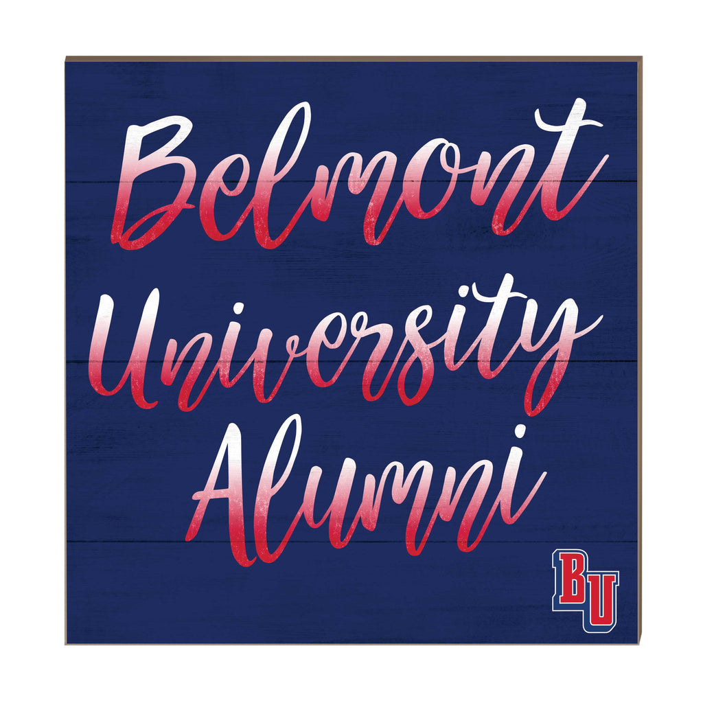 10x10 Team Alumni Sign Belmont Bruins