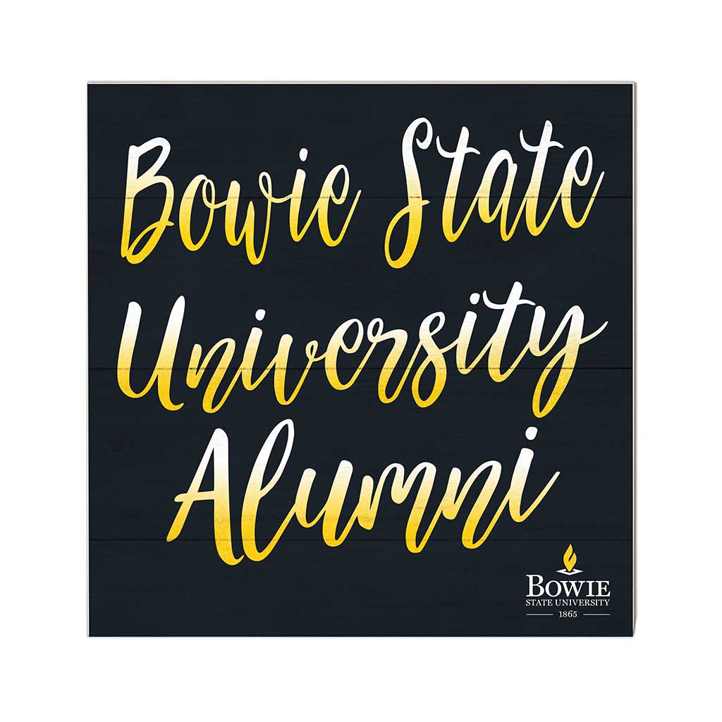 10x10 Team Alumni Sign Bowie State Bulldogs