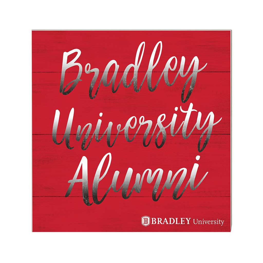 10x10 Team Alumni Sign Bradley Braves