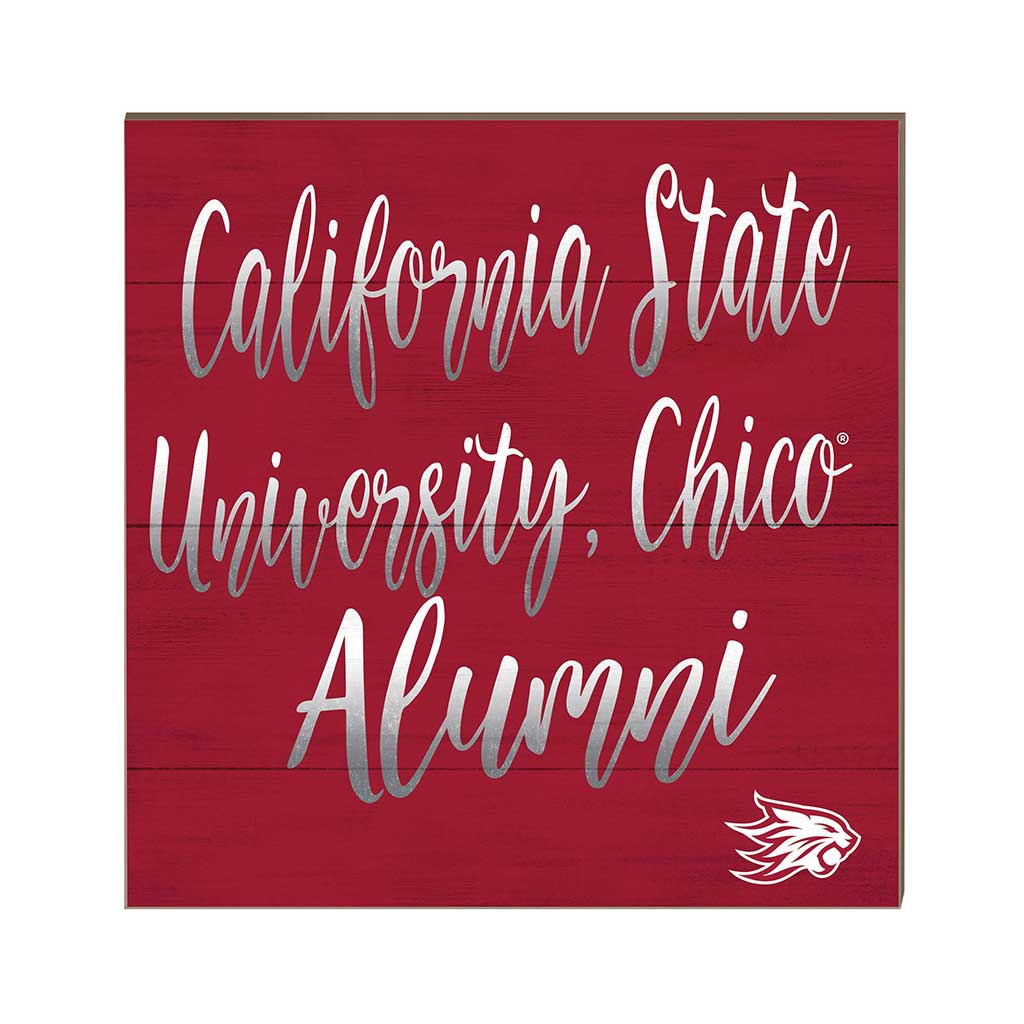 10x10 Team Alumni Sign California State University - Chico Wildcats