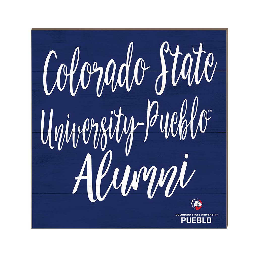 10x10 Team Alumni Sign Colorado State-Pueblo Thunder Wolves