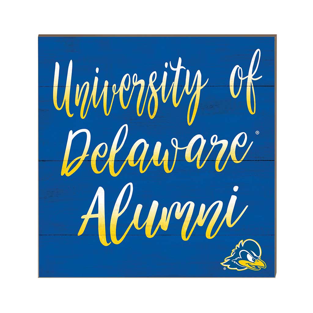 10x10 Team Alumni Sign Delaware Fightin Blue Hens
