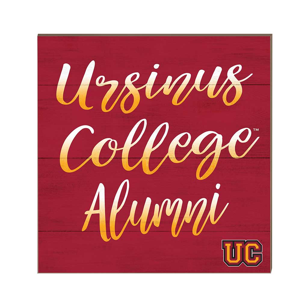 10x10 Team Alumni Sign Ursinus College Bears