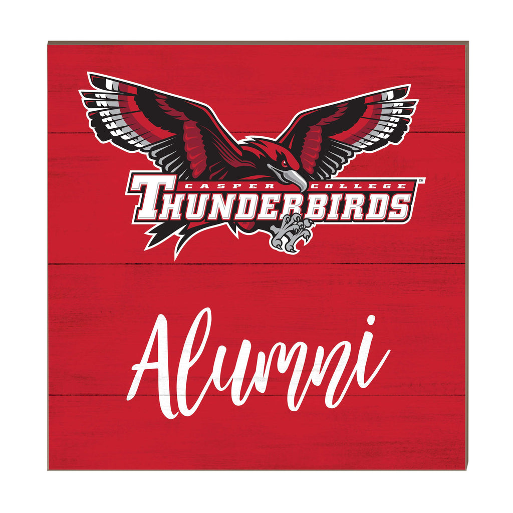 10x10 Team Alumni Sign Casper College Thunderbirds