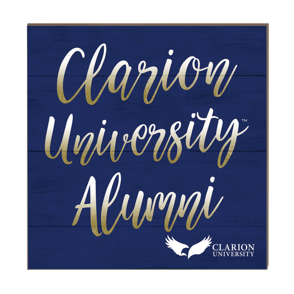 10x10 Team Alumni Sign Clarion University Eagles